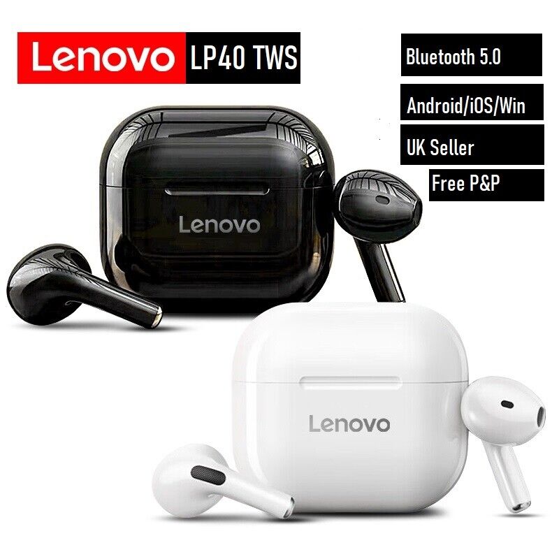 Lenovo LP40 TWS Bluetooth 5.0 Wireless Earbuds